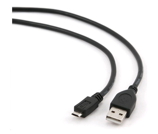 GEMBIRD Kabel USB 2.0 A-Micro B propojovací 1,8m (černý)