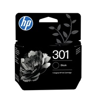 HP 301 Black Ink Cart, 3 ml, CH561EE (190 pages)