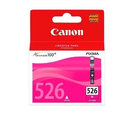 Canon CARTRIDGE CLI-526M purpurová pro  Pixma IP4850, IX6520, IX6550, MG5120, MG5150, MG5170, MG5250, MG6170 (437 str.)