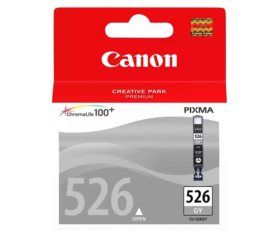 Canon CARTRIDGE CLI-526GY šedá pro Pixma iP4850, MG5250, MG5350, MG6150, MG8150 (340 str.)