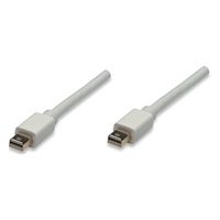 MANHATTAN kabel Mini DisplayPort, Male to Male, 1m, White