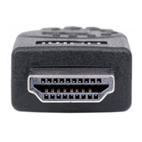 MANHATTAN kabel High Speed HDMI 4K, 3D, Male to Male, stíněný, černý, 1,8m