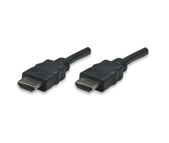 MANHATTAN kabel High Speed HDMI 3D, Male to Male, stíněný, černý, 10m