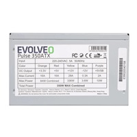 EVOLVEO Pulse 350ATX, zdroj 350W, ATX, tichý, bulk, záruka 3 roky, černý