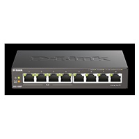 D-Link DGS-1008P 8-port Gigabit Desktop Switch, 4 porty PoE