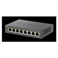 D-Link DGS-1008P 8-port Gigabit Desktop Switch, 4 porty PoE