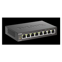 D-Link DGS-1008P 8-port Gigabit Desktop Switch, 4 porty PoE