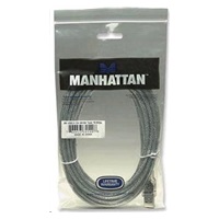 MANHATTAN Kabel USB 2.0 A-B propojovací 5m (stříbrný)