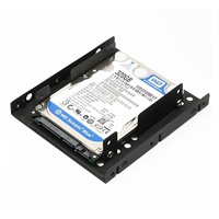 AXAGON RHD-225, kovový rámeček pro 2x 2.5" HDD/SSD do 3.5" pozice, montáž ventilátoru