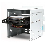 AXAGON RHD-225, kovový rámeček pro 2x 2.5" HDD/SSD do 3.5" pozice, montáž ventilátoru