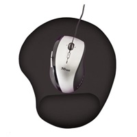 TRUST Podložka pod myš Bigfoot Gel Mouse Pad, černá, gelová