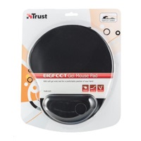 TRUST Podložka pod myš Bigfoot Gel Mouse Pad, černá, gelová