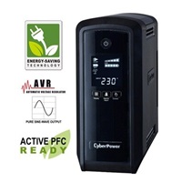 CyberPower PFC SineWare LCD GP 900VA/540W, Schuko zásuvky