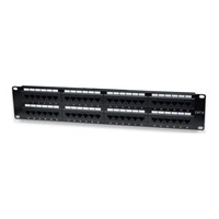 Intellinet Patch panel 48 port Cat6, UTP, 2U, černý