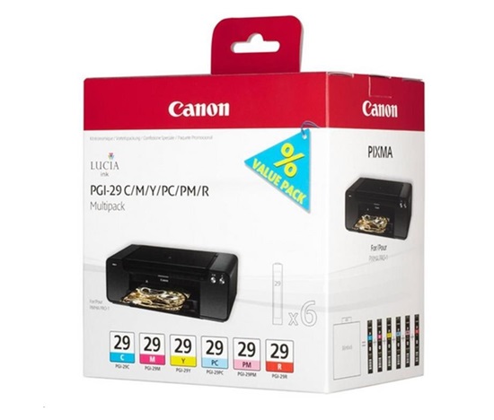 Canon CARTRIDGE PGI-29 CMY/PC/PM/R MULTI-PACK pro PIXMA PRO 1 (400 str.)