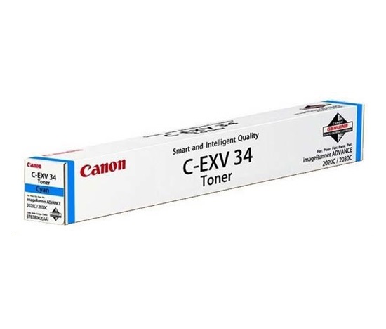 Canon toner C-EXV34 cyan (IRAdvance C2020/2025/2030/2220/2225/2230)