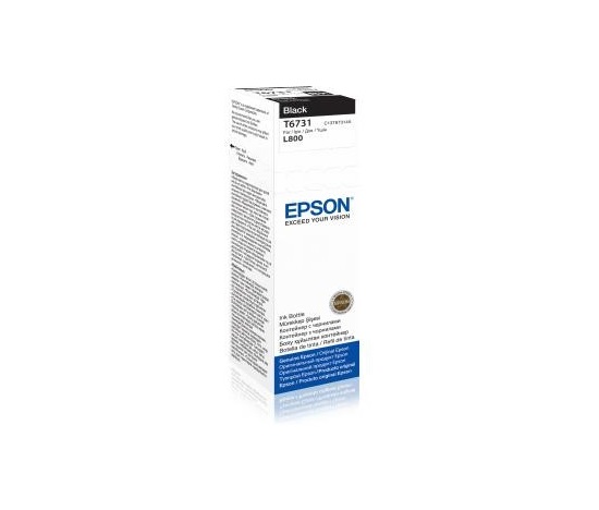 EPSON ink čer T6731 Black ink container 70ml pro L800/L1800, FOTO 1900 stran