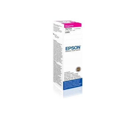 EPSON ink bar T6733 Magenta ink container 70ml pro L800/L1800, FOTO 1900 stran
