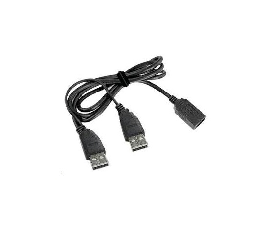 GEMBIRD Kabel USB 2.0 A-A prodlužovací 1m DUÁLNÍ (extra napájení)