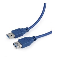 GEMBIRD Kabel USB 3.0 A-A prodlužovací 3m modrý