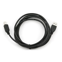 GEMBIRD Kabel USB 2.0 A-B propojovací 1,8m Professional (černý, zlacené kontakty)