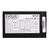 EVOLVEO Pulse 450ATX, zdroj 450W, ATX, tichý, bulk, záruka 3 roky, černý