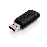 VERBATIM Flash Disk 64GB USB 2.0 Store ‘n‘ Go PinStripe, černá