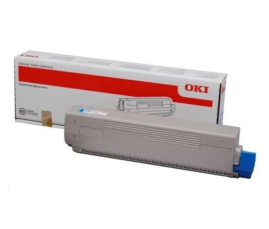 OKI Cyan toner do C822 (7 300 stránek)
