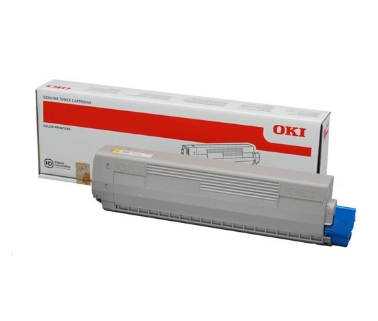 OKI Žlutý toner do C822 (7 300 stránek)