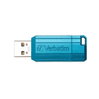 VERBATIM Flash Disk 32GB Store 'n' Go PinStripe, karibská modrá