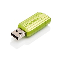 VERBATIM Flash Disk 16GB Store ‘n‘ Go PinStripe, eukalyptově zelená