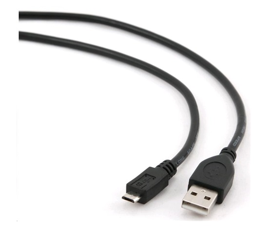 GEMBIRD Kabel USB 2.0 A-Micro B propojovací 0,5m (černý)