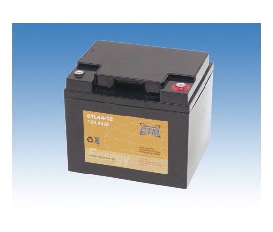 Baterie - CTM CTL 44-12 (12V/44Ah - M6), životnost 10-12let