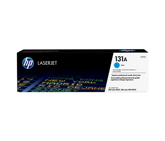 HP 131A Cyan LJ Toner Cart, CF211A (1,800 pages)