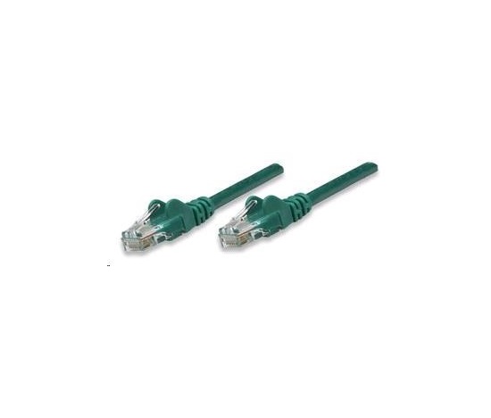 Intellinet Patch kabel Cat5e UTP 0,5m zelený