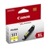 Canon CARTRIDGE CLI-551Y XL žlutá pro Pixma iP, Pixma iX, Pixma MG a Pixma MX 6850, 725, 7250, 925, 8750, 5450, 5550, 5650, 5655, 6350, 6450, 6650, 7150 a 7550 (695 str.