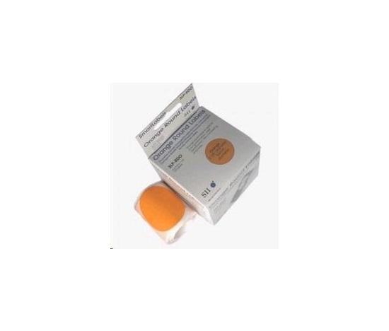 Seiko adresní kruh - oranžový 54mm, 120ks/role