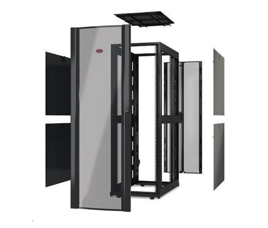 APC NetShelter SX 42U 750mm Wide x 1200mm Deep Enclosure Without Doors, Black