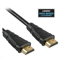 PREMIUMCORD Kabel HDMI 3m High Speed + Ethernet (v1.4), zlacené konektory