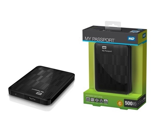 BAZAR - WD My Passport 500GB Ext. 2.5" USB3.0, Black