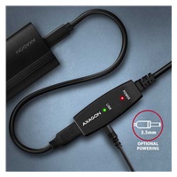 AXAGON ADR-205, USB 2.0 A-M -> A-F aktivní prodlužovací / repeater kabel, 5m