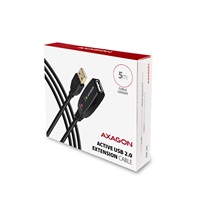 AXAGON ADR-205, USB 2.0 A-M -> A-F aktivní prodlužovací / repeater kabel, 5m