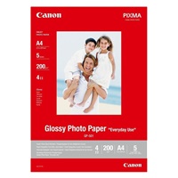 Canon fotopapír GP-501 A4, 10x15 cm, lesklý, 5 ks, 210g