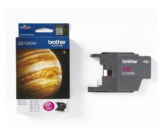 BROTHER INK LC-1240M magenta MFC-J6910DW cca 600