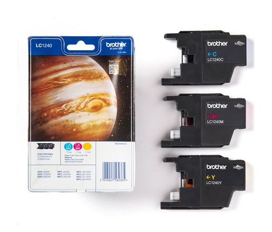 BROTHER INK LC-1240RB Ink azurový/purpurový/žlutý pro MFC-J6910DW