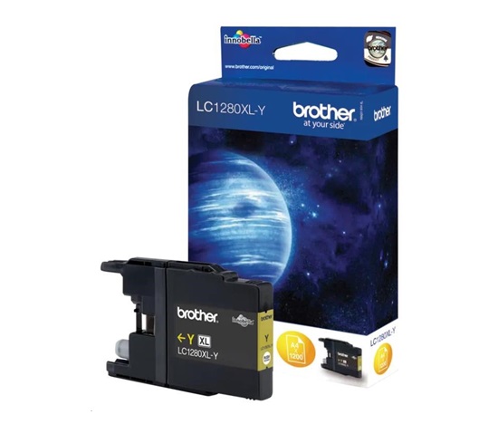 BROTHER INK LC-1280XLY Ink žlutý pro MFC-J6910DW, 1 200 str.