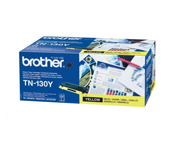BROTHER Toner TN-130Y žlutý pro HL-4040CN/4050DN/4070CW, DCP-9040CN - cca 1500stran