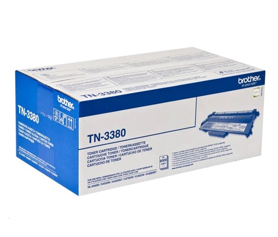 BROTHER Toner TN-3380 pro HL5440D, HL5450DN, Hl5470DW, HL6180DW,MFC-8950DW  - 8000stran