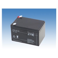 Baterie - CTM CTL 12-12L (12V/12Ah - Faston 250), životnost 10-12let