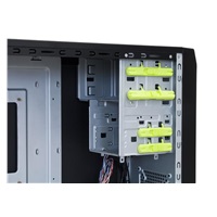 CHIEFTEC skříň Libra Series/Miditower, LG-01B-OP, Black, USB 3.0, bez zdroje